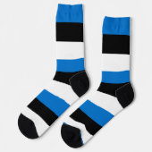 Chaussette Chaussettes pour hommes avec drapeau estonien (Gauche)