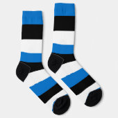 Chaussette Chaussettes pour hommes avec drapeau estonien (Droite)
