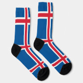 Chaussette Chaussettes pour hommes avec drapeau islandais (Droite)