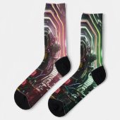 Chaussette Chaussettes premium Robot 1 (Gauche)