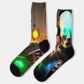 Chaussette Chaussettes Premium Robot 2 (Gauche)