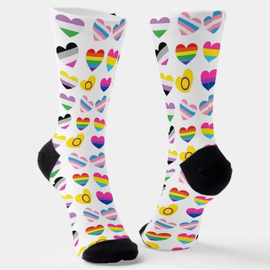 Chaussette Chaussettes Pride Hearts #2 (Angulaire)