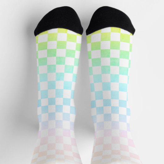 Chaussette Chaussettes Rainbow Check (Haut)