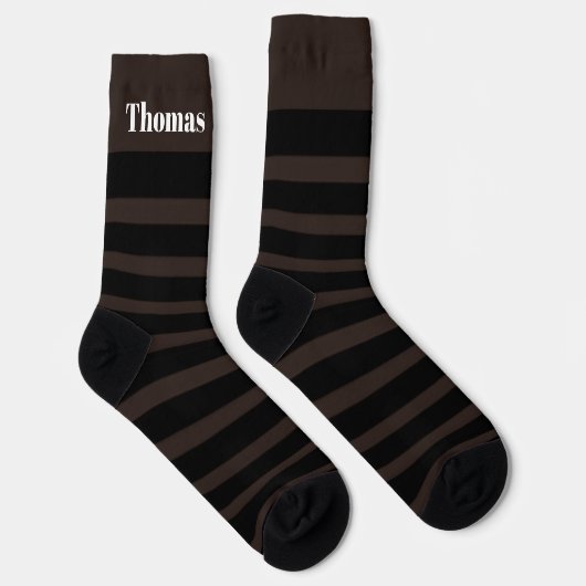 Chaussette Chaussettes rayées pour hommes (Droite)