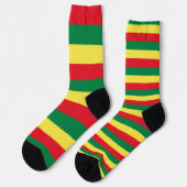 Chaussette Chaussettes Reggae Reggae Rasta Roots (Gauche)