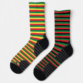 Chaussette Chaussettes Reggae Reggae Rasta Roots (Gauche)