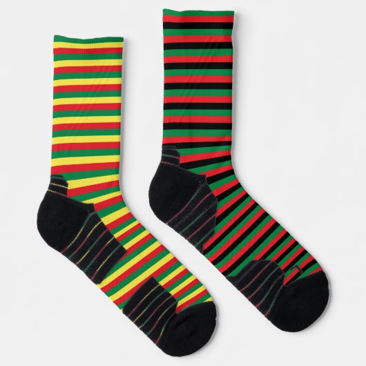 Chaussette Chaussettes Reggae Reggae Rasta Roots (Droite)