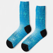 Chaussette Chaussettes Retro Blueprint - Style Confort (Gauche)