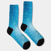 Chaussette Chaussettes Retro Blueprint - Style Confort (Droite)