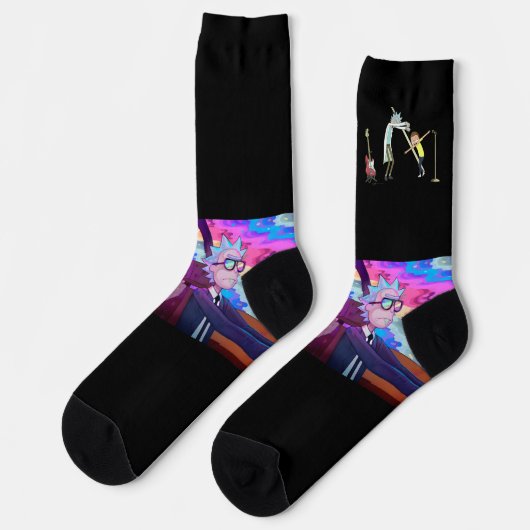 Chaussette Chaussettes Rick et Morty (Gauche)