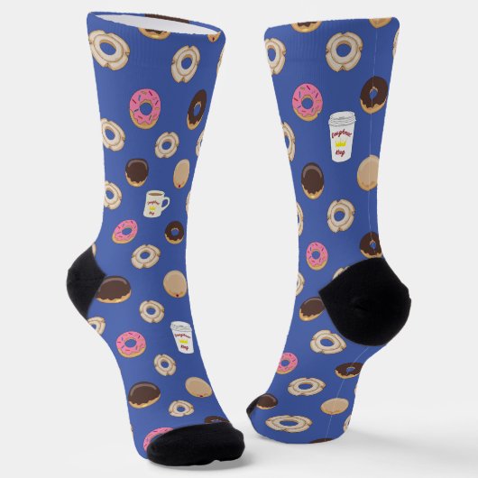 Chaussette Chaussettes Roi Doughnut (Angulaire)