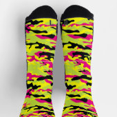 Chaussette Chaussettes roses Crazy Camouflage (Haut)