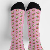 Chaussette Chaussettes roses fraise recouvertes de chocolat b (Haut)
