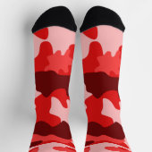 Chaussette Chaussettes rouges Camo (Haut)