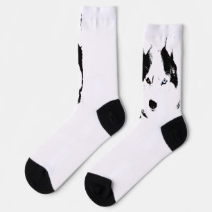 Chaussette Chaussettes Siberian Husky Personnaliser Chaussett