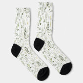 Chaussette Chaussettes simples à motifs floraux (Droite)