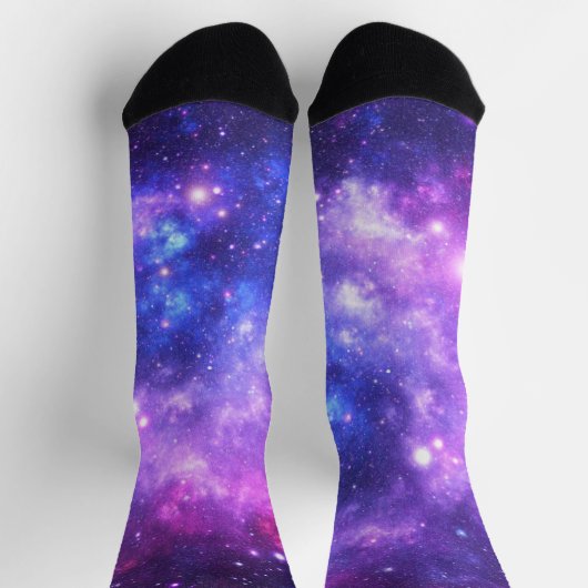 Chaussette Chaussettes spatiales - Motif d'étoiles spatiales  (Haut)