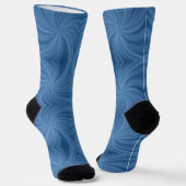 Chaussette chaussettes spirales bleues (Angulaire)