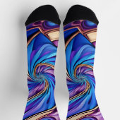 Chaussette chaussettes spirales vives (Haut)