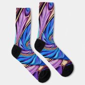 Chaussette chaussettes spirales vives (Droite)