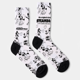 Chaussette Chaussettes Steamboat Willie