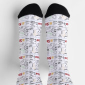 Chaussette Chaussettes Stoa Doodle (Haut)