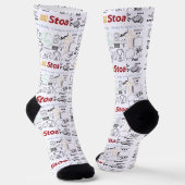 Chaussette Chaussettes Stoa Doodle (Angulaire)