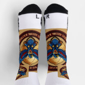Chaussette Chaussettes Style Sticker" (Haut)