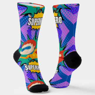 Chaussette Chaussettes super héros pour enfants