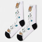 Chaussette Chaussettes Surreal Cosmic Leg & Planètes (Gauche)