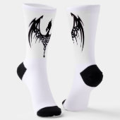 Chaussette Chaussettes symbole de dragon pour femmes (Angulaire)