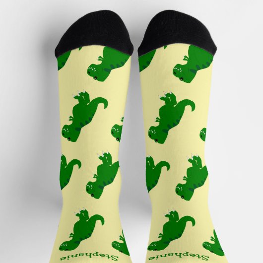 Chaussette Chaussettes T-Rex Design (Haut)