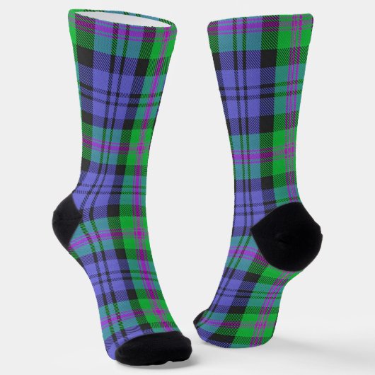 Chaussette Chaussettes Tartan Clan Baird (Angulaire)
