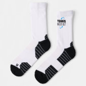 Chaussette Chaussettes Tennis Intérieur Extérieur Logo (Gauche)