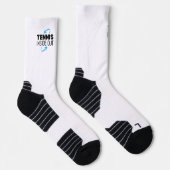 Chaussette Chaussettes Tennis Intérieur Extérieur Logo (Droite)
