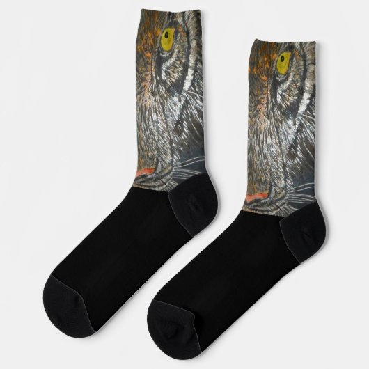 Chaussette Chaussettes - Tiger Face (Gauche)