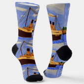 Chaussette Chaussettes Titanic de navire (Angulaire)