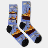 Chaussette Chaussettes Titanic de navire (Droite)
