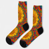 Chaussette Chaussettes Tournesol Kaléidoscope (Gauche)