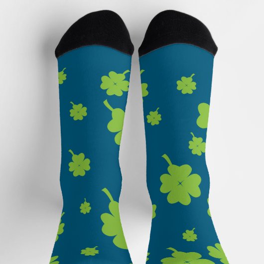 Chaussette Chaussettes Trèfle à quatre feuilles Lucky pour la (Haut)