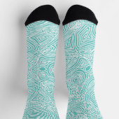 Chaussette Chaussettes turquoises (Haut)