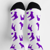 Chaussette Chaussettes Vache Violette (Haut)