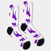 Chaussette Chaussettes Vache Violette (Droite)