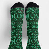 Chaussette Chaussettes vert mojo haute performance (Haut)
