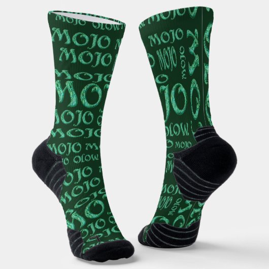Chaussette Chaussettes vert mojo haute performance (Angulaire)