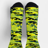 Chaussette Chaussettes vertes Crazy Camouflage (Haut)