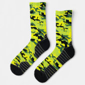 Chaussette Chaussettes vertes Crazy Camouflage (Gauche)