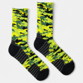 Chaussette Chaussettes vertes Crazy Camouflage (Droite)
