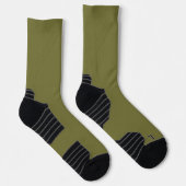 Chaussette Chaussettes vertes en olive (Droite)