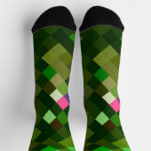 Chaussette Chaussettes vertes Pixelées (Haut)